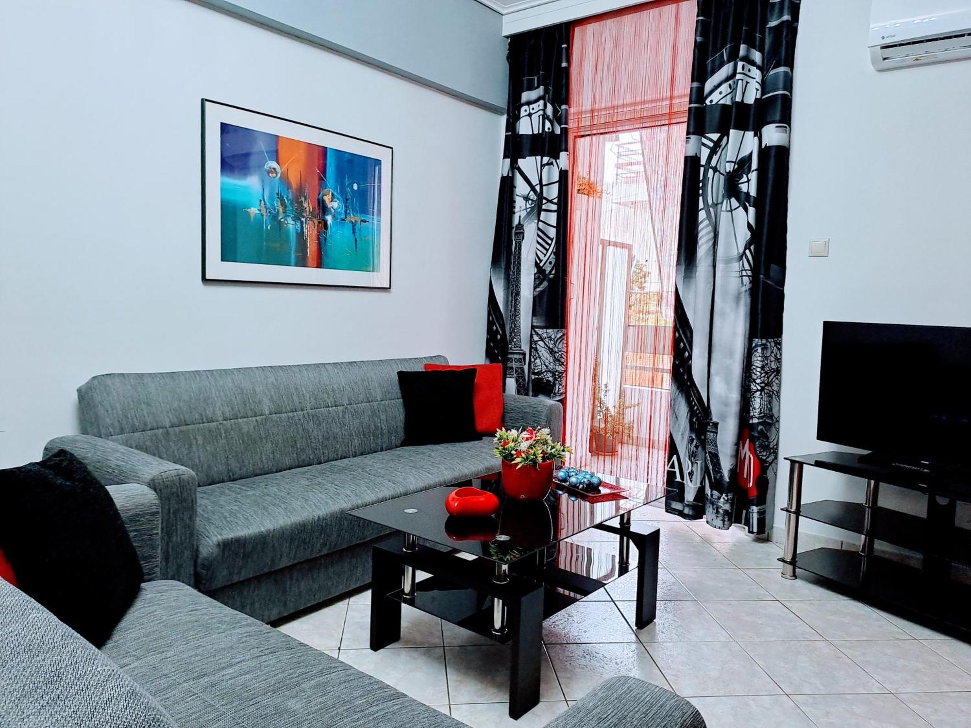 Bright Apartment In Nea Palatia • Oropos Exteriör bild